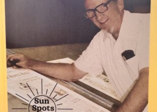 Thumbnail for the post titled: Pre-Order your copy of Ed Clark’s Sun Spots Volume 1: Selected Columns from 1952-1969